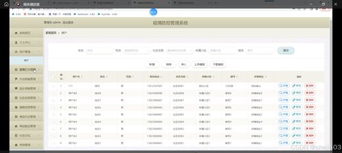 基于SSM Vue疫情防控管理系統的設計與實現